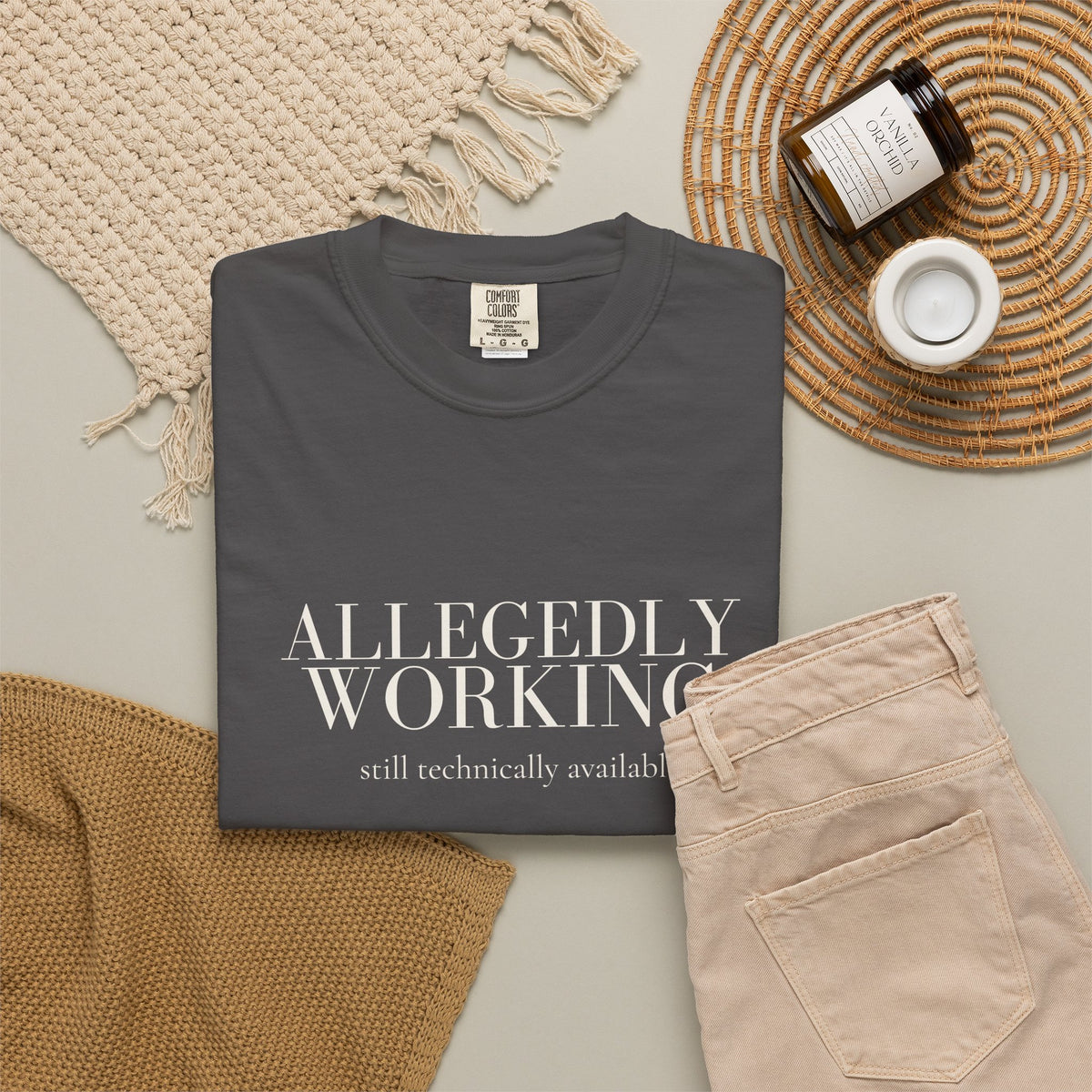 Allegedly Working: Still Technically Available Tee