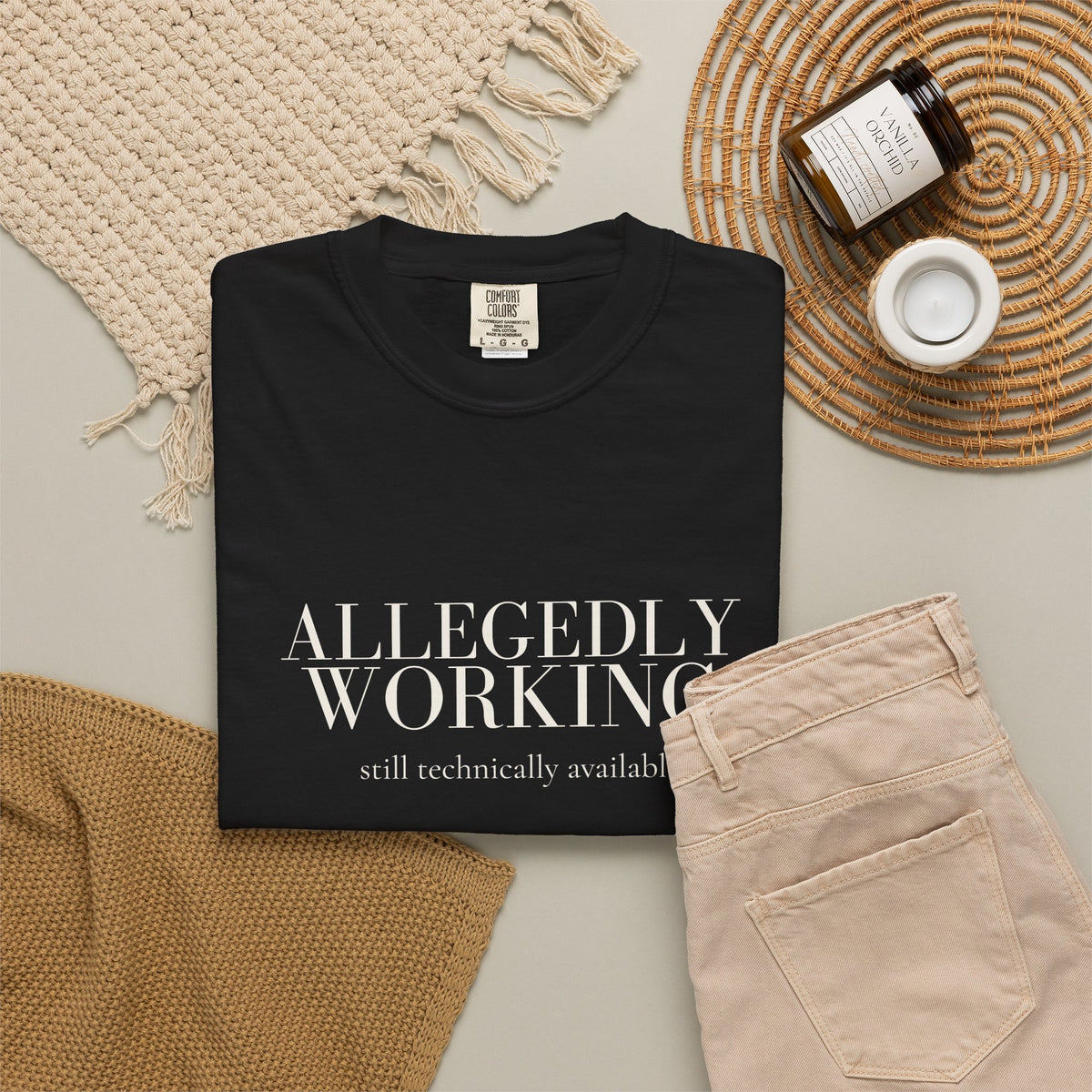Allegedly Working: Still Technically Available Tee